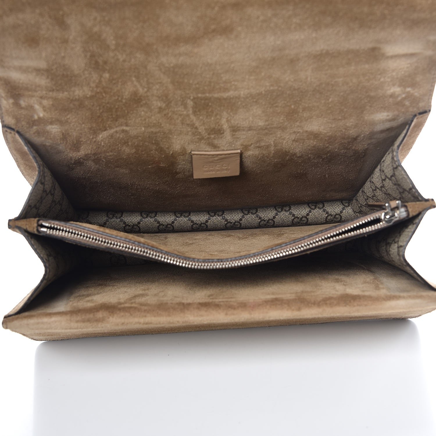 Gucci GG Supreme Monogram Medium Dionysus Shoulder Bag Taupe 5 of 9
