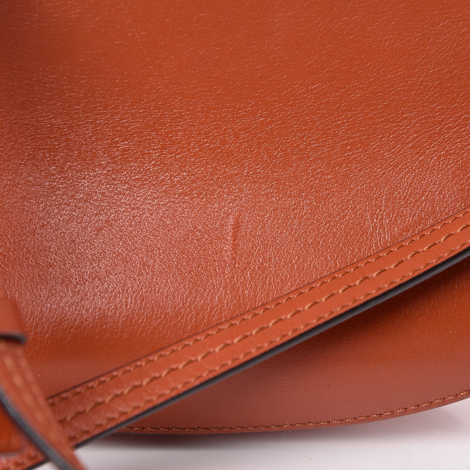 Chloe Calfskin Mini Georgia Crossbody Bag Whiskey 12 of 12