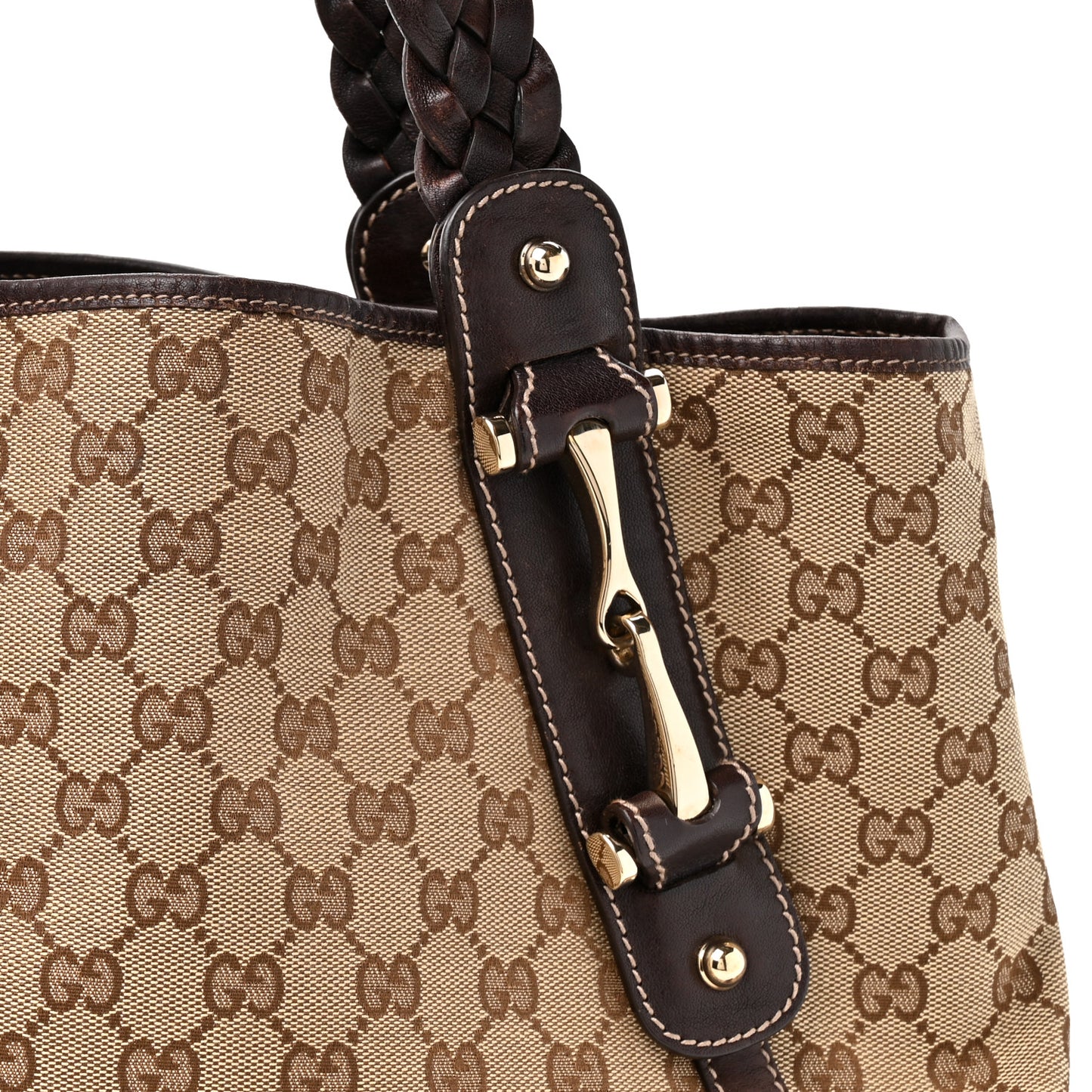 Monogram Small Pelham Shoulder Bag Dark Brown