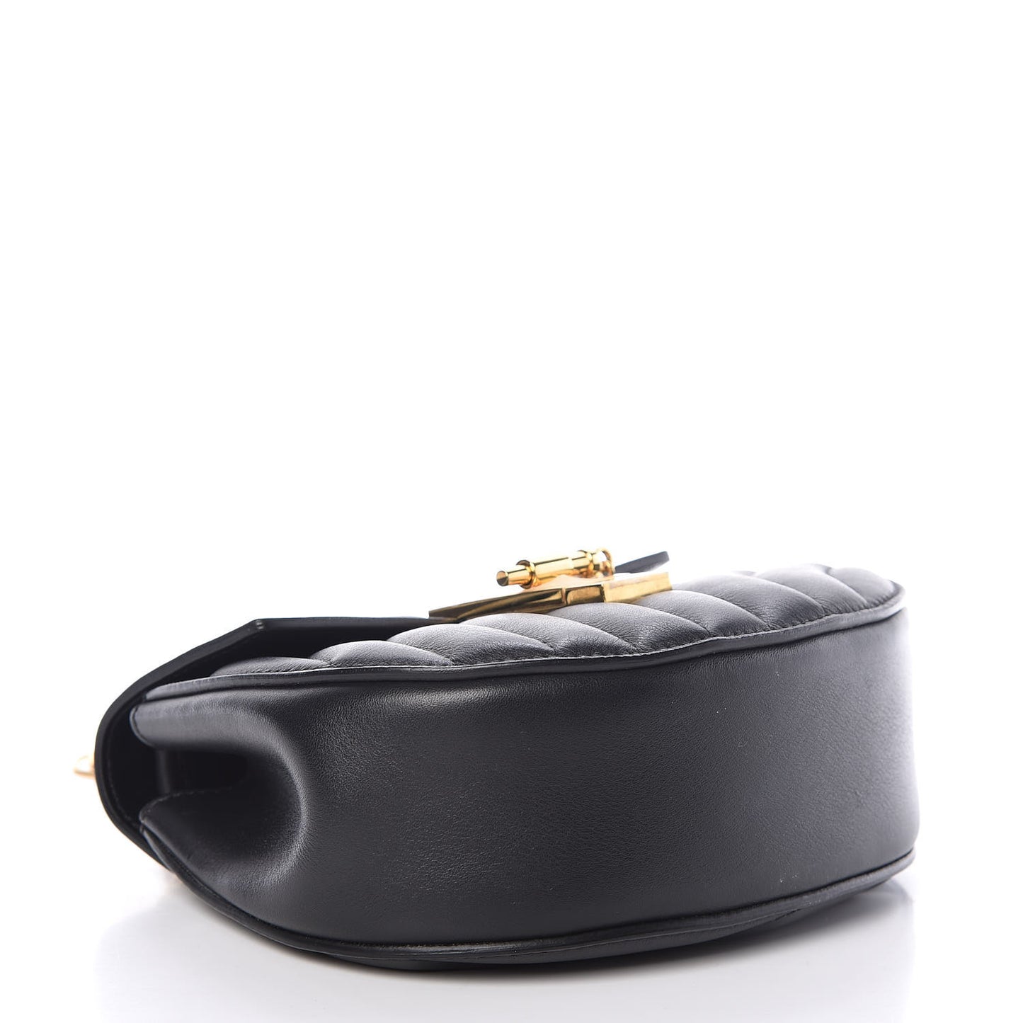 Calfskin Quilted Mini Drew Bijou Shoulder Bag Black