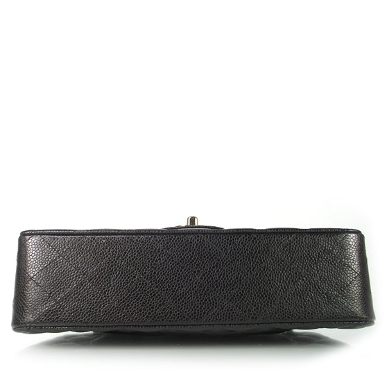 Chanel Caviar Quilted Medium Double Flap Black 5 of 9