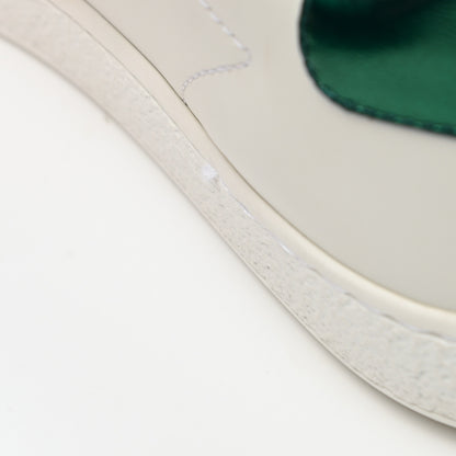 Gucci Miro Soft Calfskin Interlocking G Womens New Ace Sneakers 35 White Red Flame Green 10 of 10
