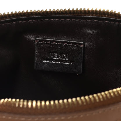 Fendi Pequin Vitello Pouch Tobacco Foresta 6 of 13