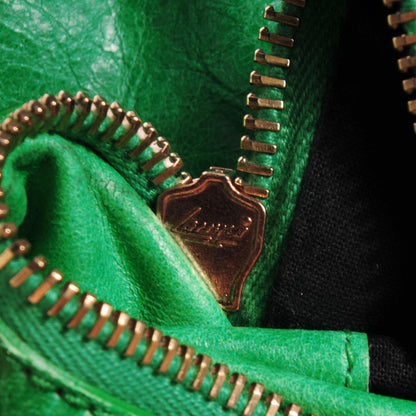 Balenciaga Agneau Giant 12 Rose Gold Hardware City Vert Poker 16 of 16