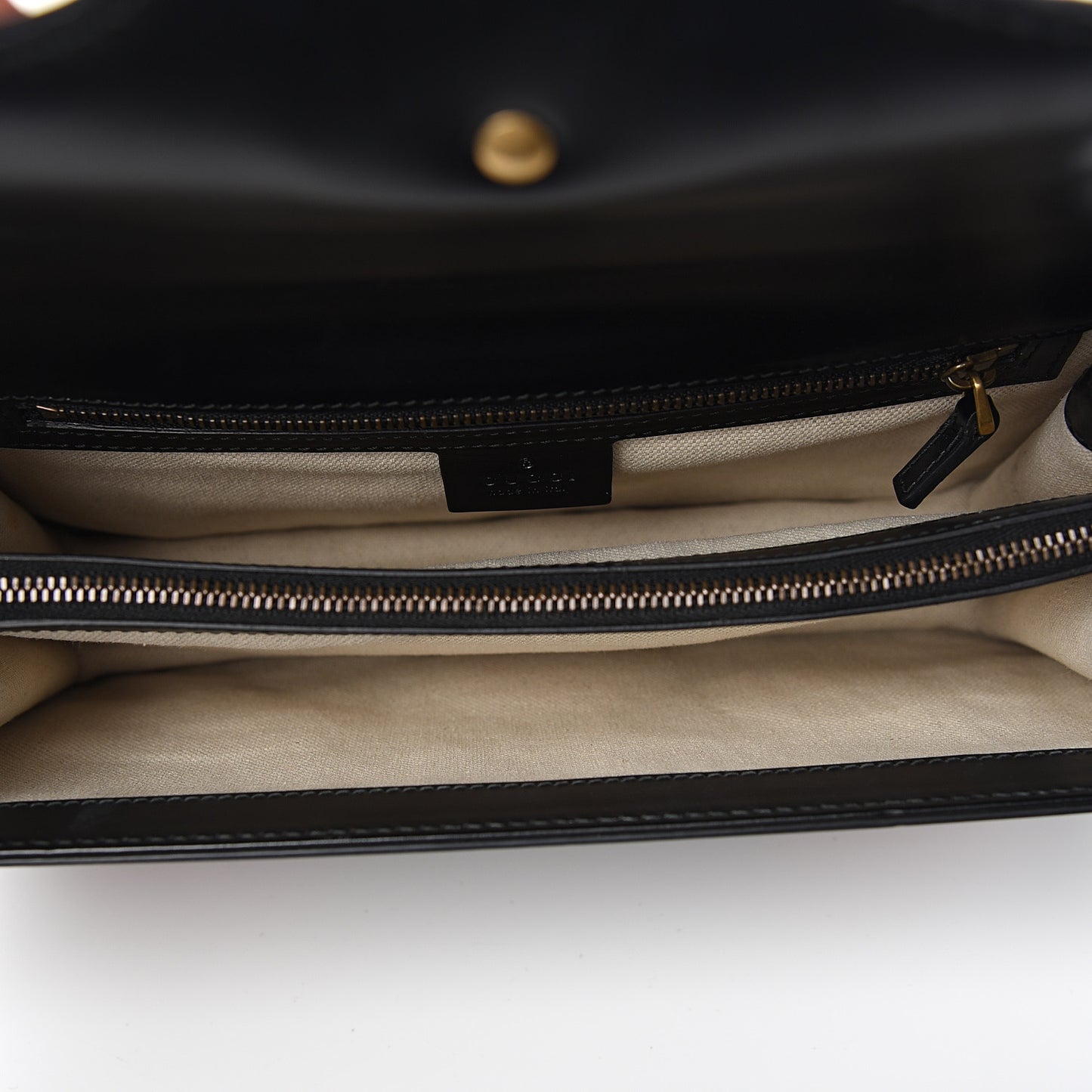 Knight Calfskin Malaga Kid Heart Medium GG Marmont Chain Handle Bag Black Hibiscus Red Multicolor