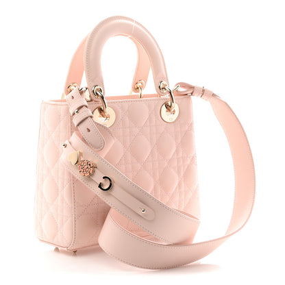 Christian Dior Lambskin Cannage Small My ABCDior Lady Dior Powder Pink 3 of 10