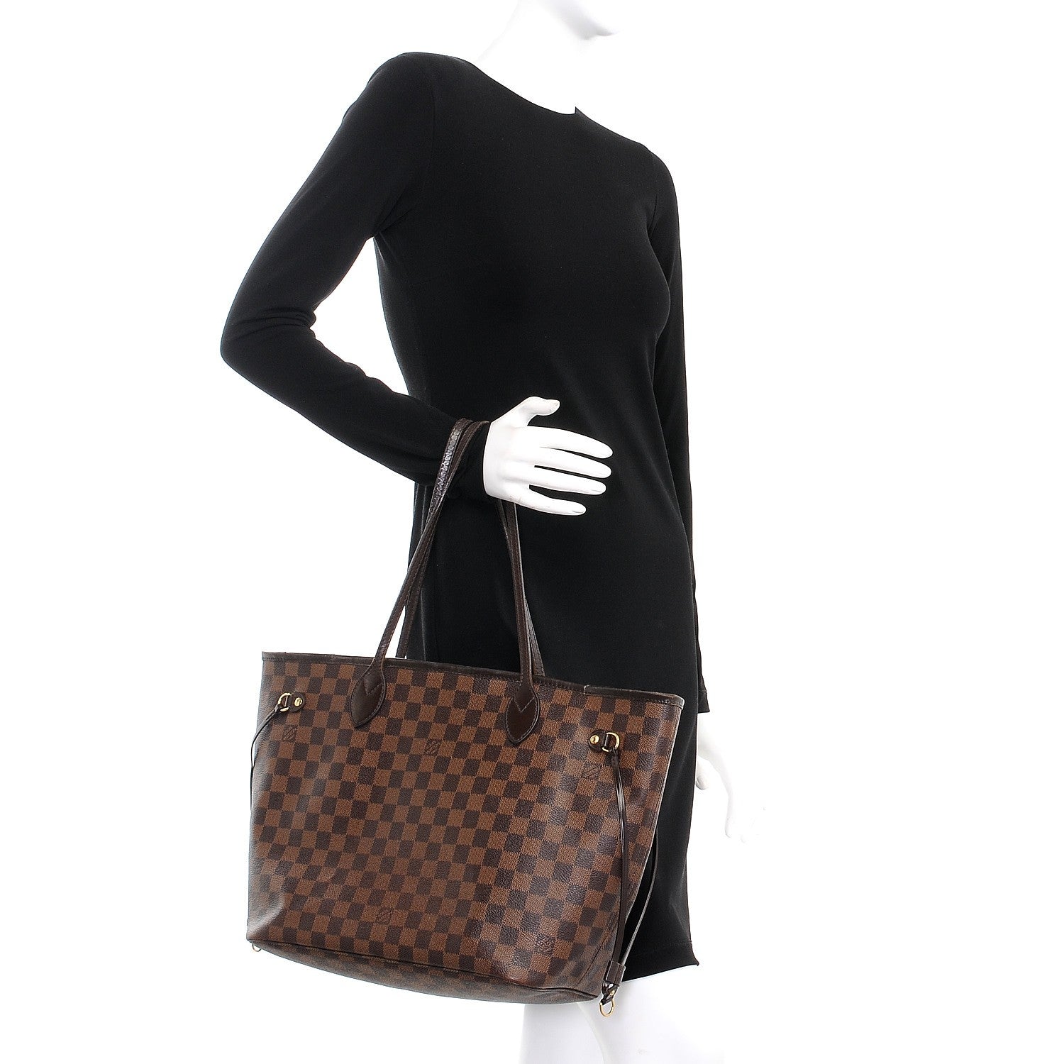 Louis Vuitton Damier Ebene Neverfull MM 2 of 20