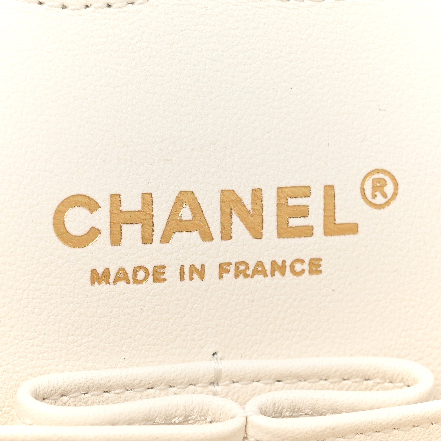 Chanel Caviar Quilted Medium Double Flap White 6 of 9