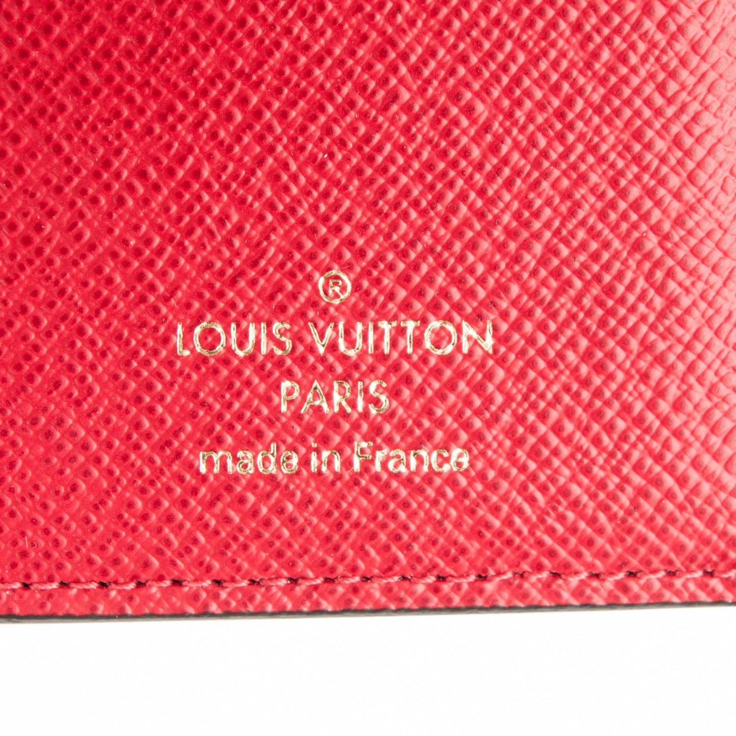 Damier Ebene Victorine Wallet Red