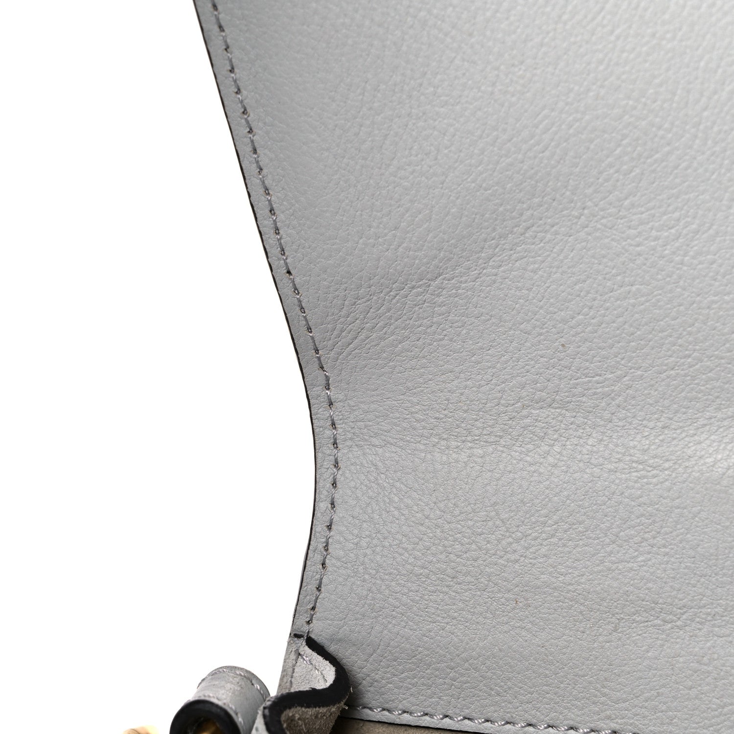 Chloe Calfskin Suede Small Nile Bracelet Bag Airy Grey 13 of 20