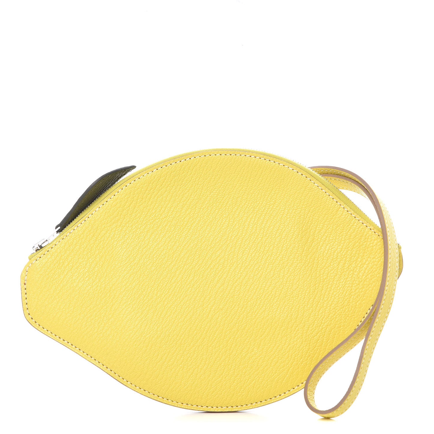 Chevre Mysore Tutti Frutti Citron Clutch Lime