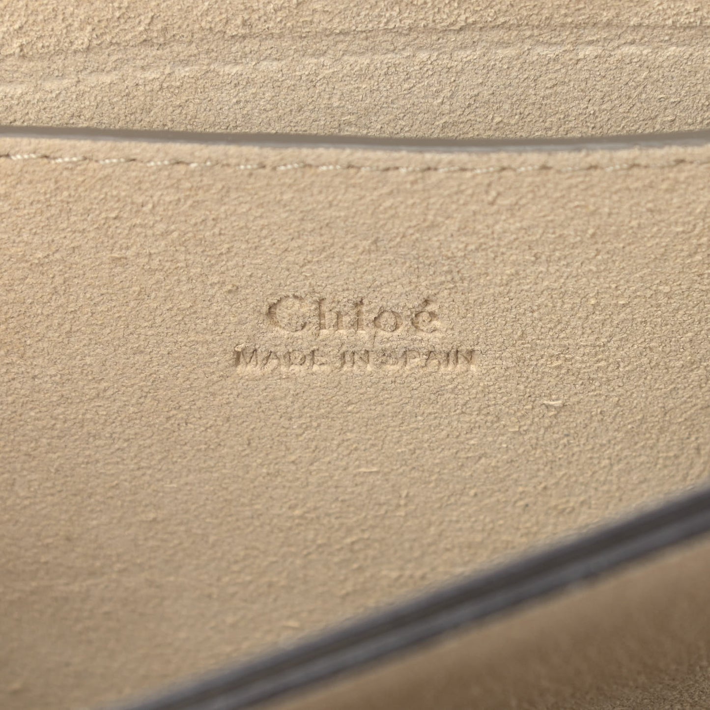 Suede Calfskin Small Faye Shoulder Bag Motty Grey
