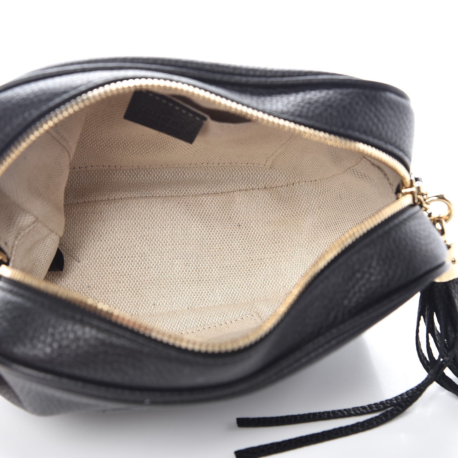 Gucci Pebbled Calfskin Small Soho Disco Bag Black 5 of 8
