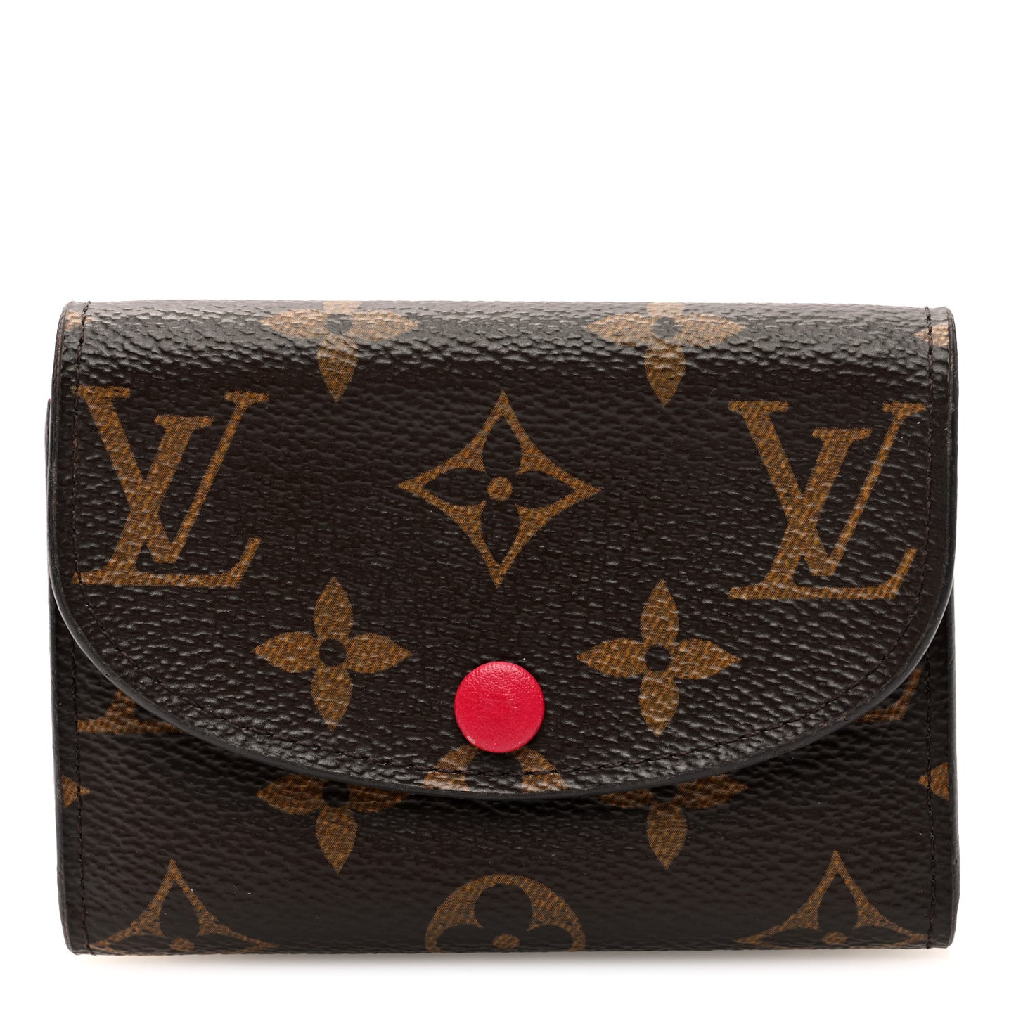 Monogram Rosalie Coin Purse Fuchsia