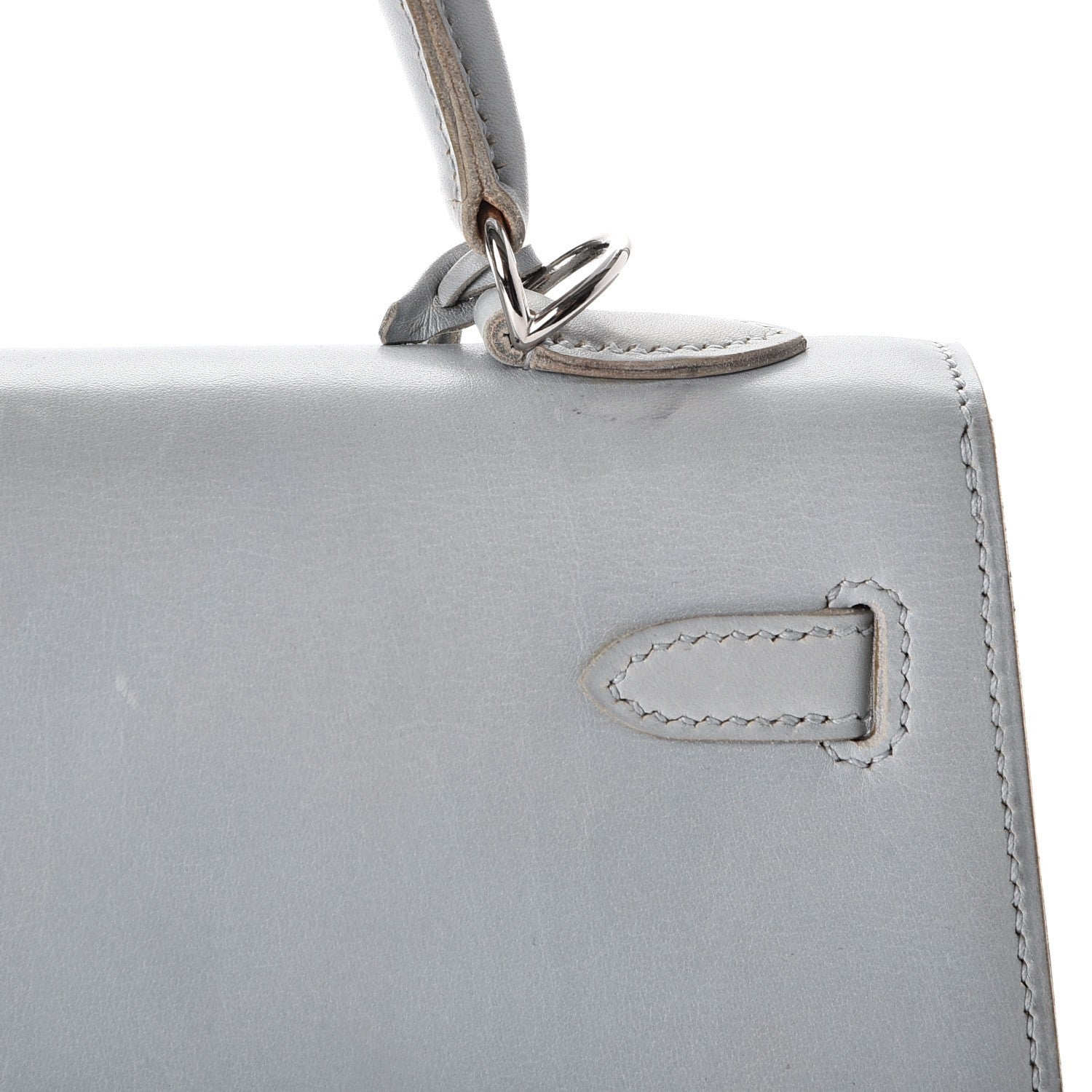 Hermes Box Nepal Kelly Sellier 25 Bleu Arctic 32 of 44