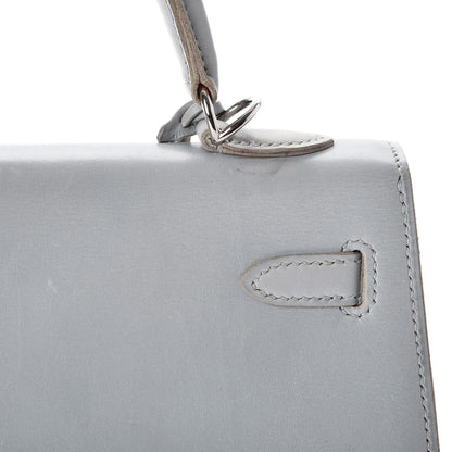 Hermes Box Nepal Kelly Sellier 25 Bleu Arctic 32 of 44