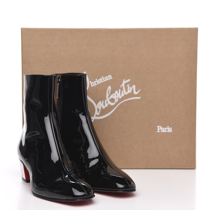 Christian Louboutin Patent Palace Disco Ball Donna 40 Ankle Boots 38 Black 7 of 7