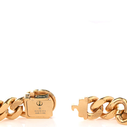 Gucci Script Choker Necklace Gold 6 of 6