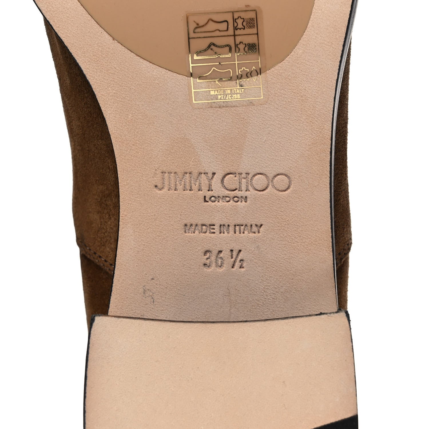 Jimmy Choo Suede Rourke Ankle Boots 36.5 Clove 7 of 9