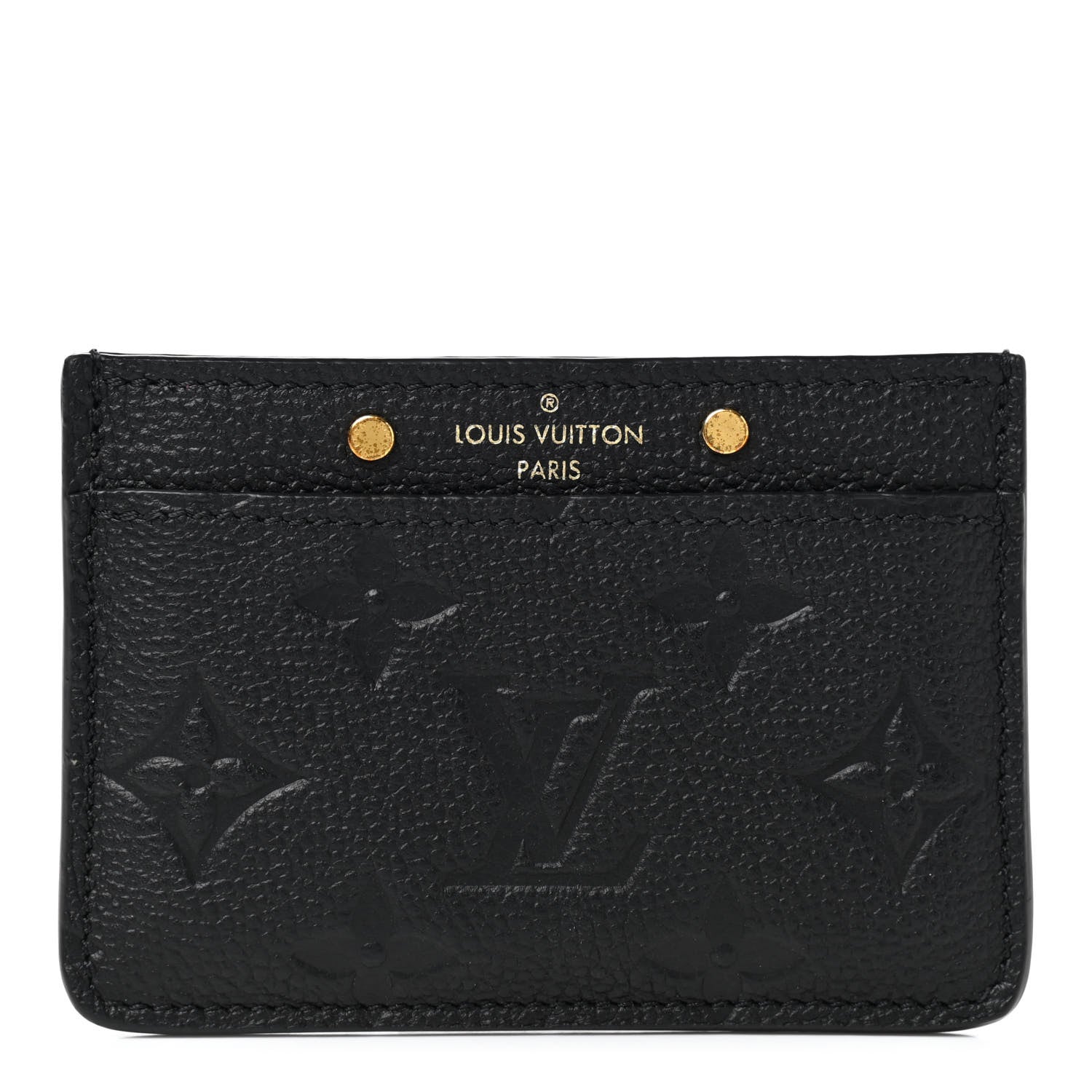 Louis Vuitton Empreinte Card Holder Black 1 of 8