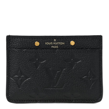 Louis Vuitton Empreinte Card Holder Black 1 of 8