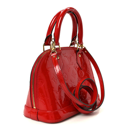 Louis Vuitton Vernis Alma BB Pomme D'Amour 3 of 13