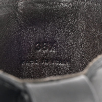 Bottega Veneta Calfskin The Tire Chelsea Boots 38.5 Black Grass 6 of 14
