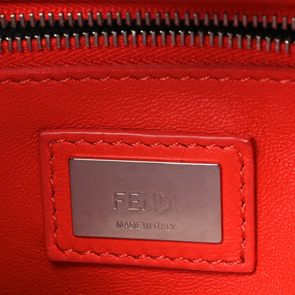 Fendi Nappa Mini Peekaboo Iconic Satchel Papavero 7 of 14