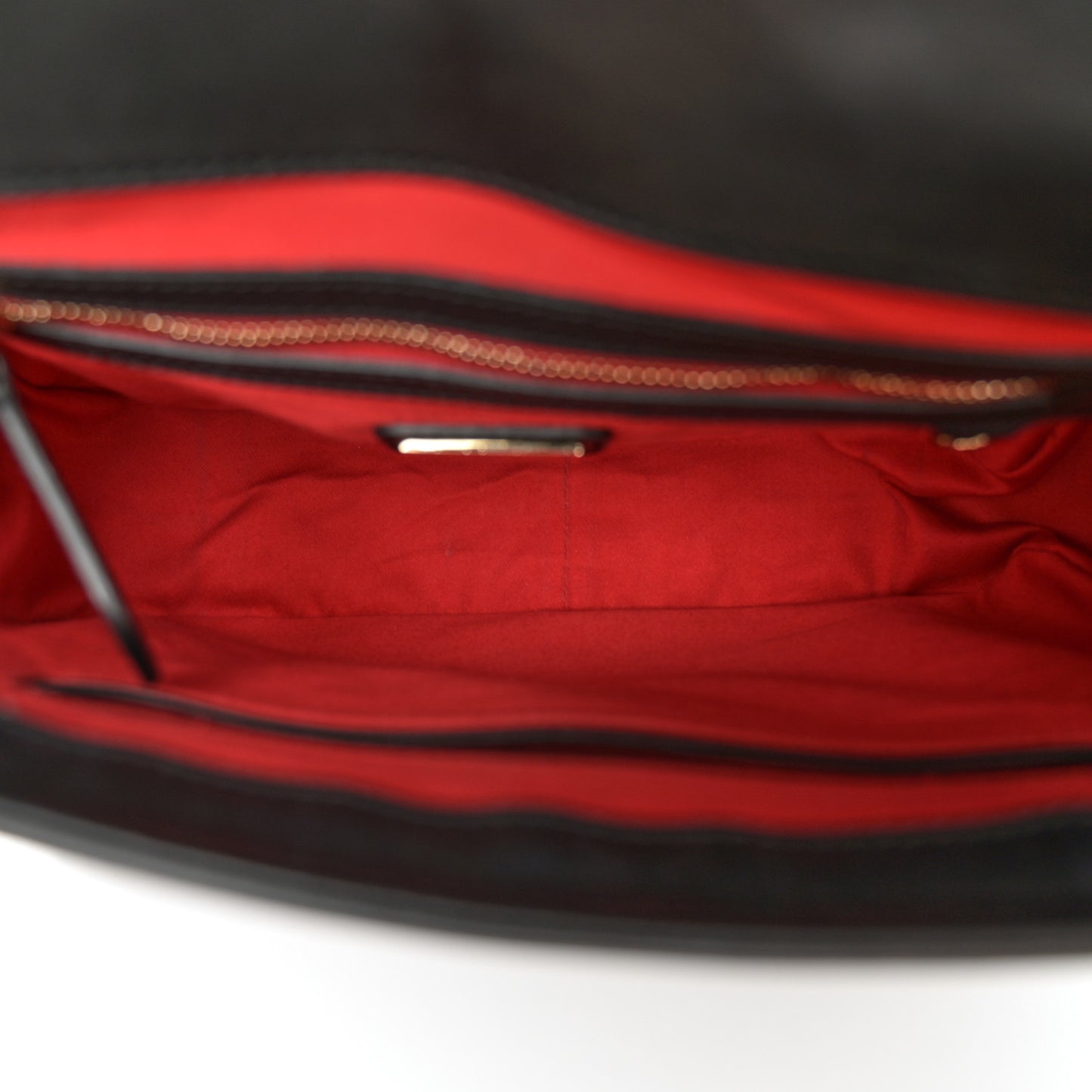 Calfskin Woven Small Sweet Charity NV Shoulder Bag Black