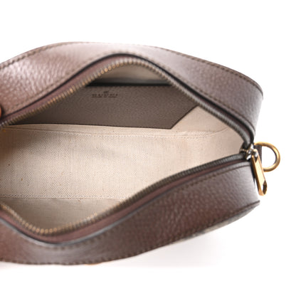 Gucci GG Supreme Monogram Textured Dollar Calfskin Web Ophidia Small Crossbody Bag Beige Ebony New Acero 5 of 11