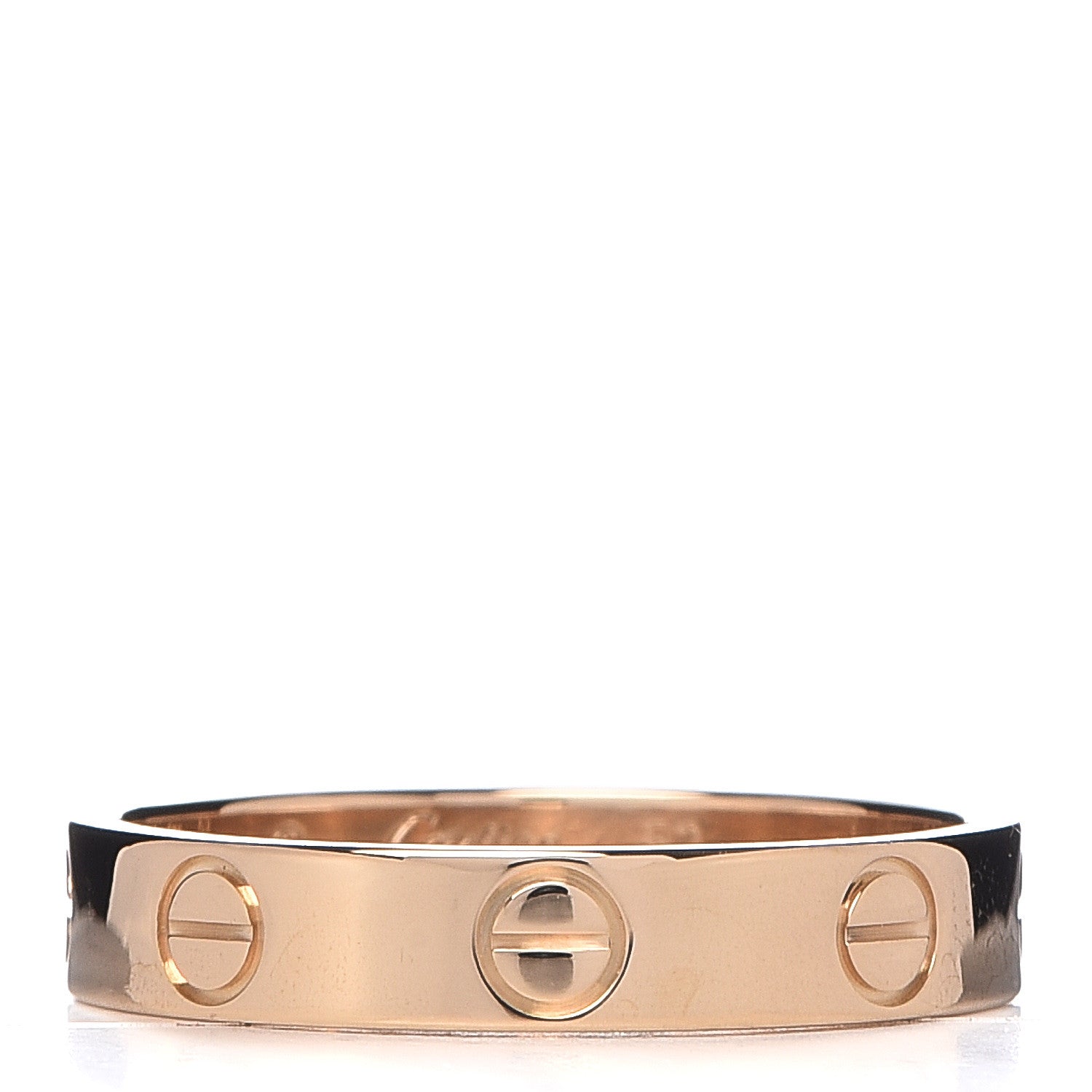 Cartier 18K Yellow Gold 3.5mm LOVE Wedding Band Ring 52 6 1 of 4