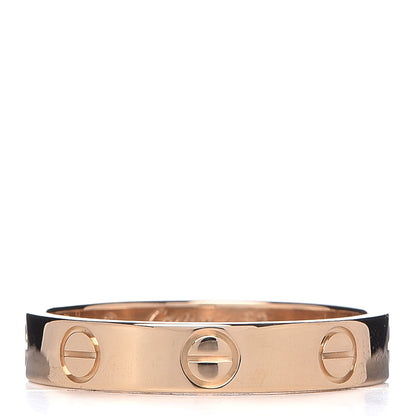Cartier 18K Yellow Gold 3.5mm LOVE Wedding Band Ring 52 6 1 of 4