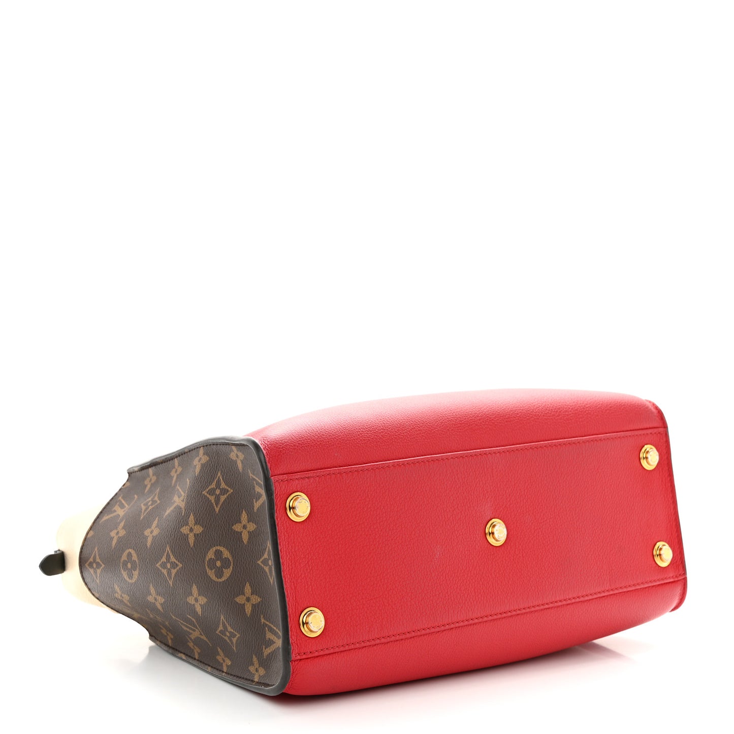 Calfskin Monogram On My Side Pirate Red