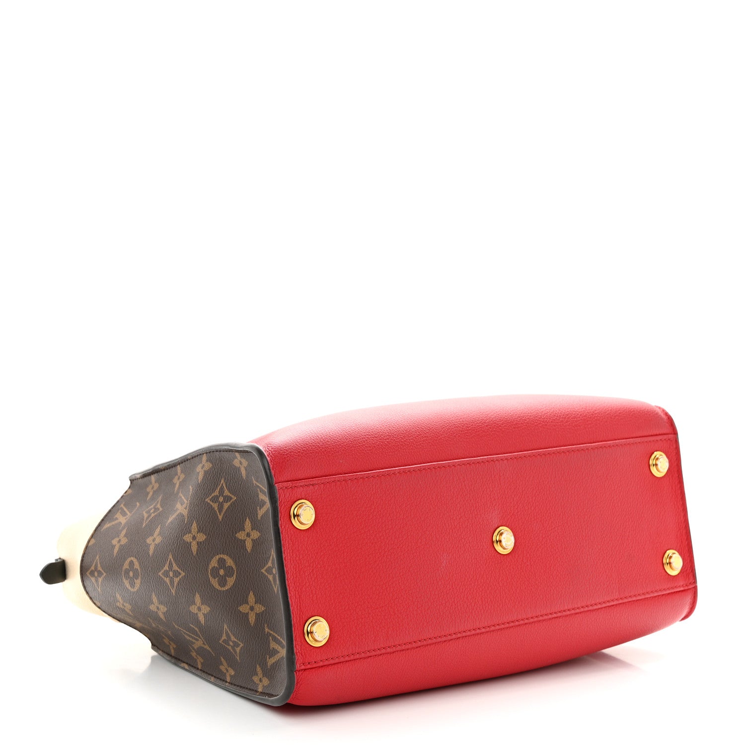 Louis Vuitton Calfskin Monogram On My Side Pirate Red 4 of 10