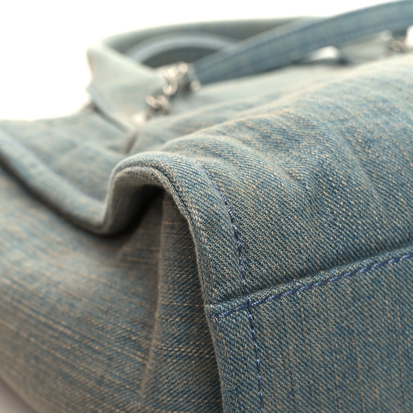 Denim Small Deauville Tote Light Blue