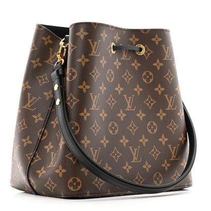 Louis Vuitton Monogram Neonoe MM Black 3 of 9