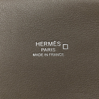 Hermes Matte Alligator 1923 Bolide 30 Gris Perle 6 of 7