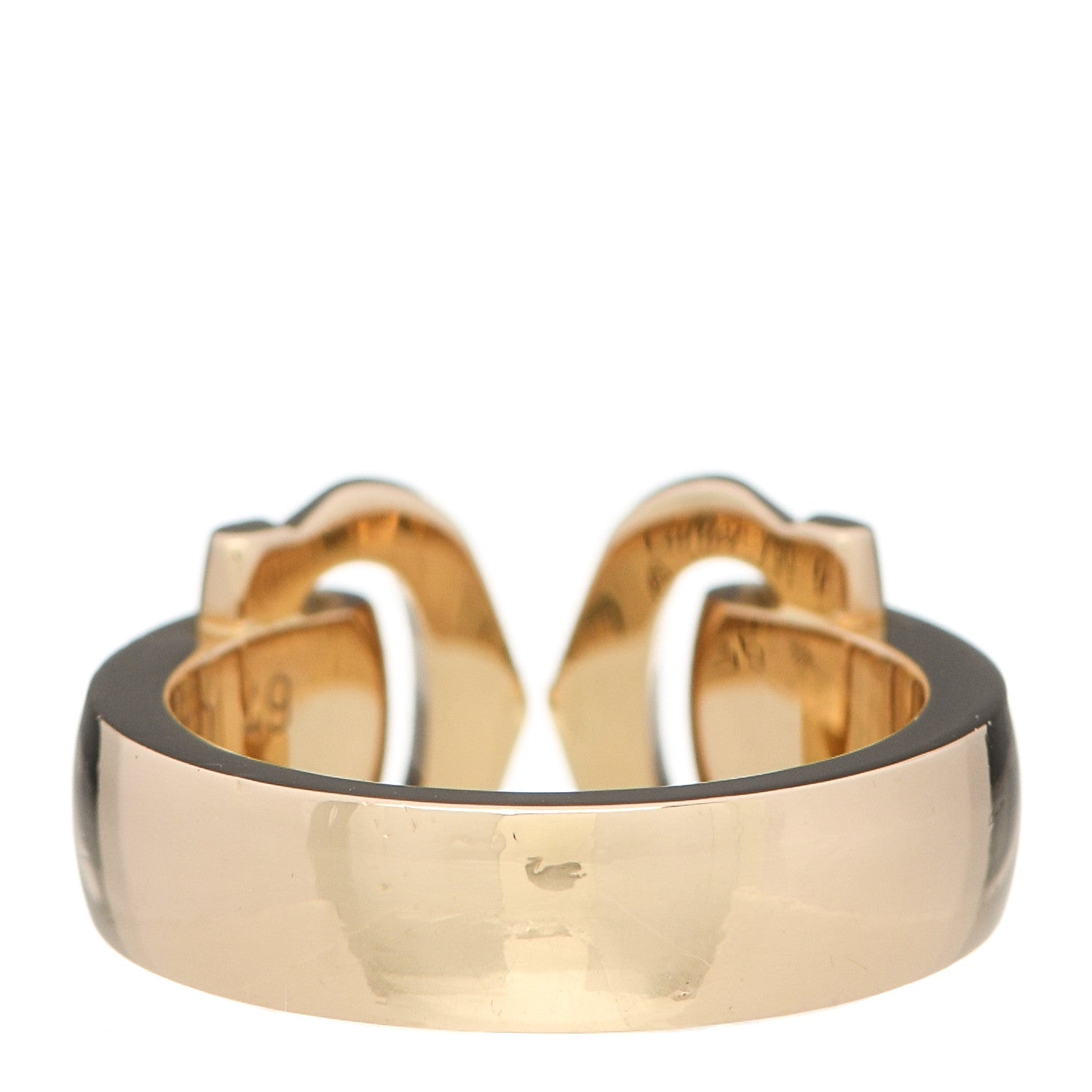 Cartier 18K Yellow Gold Diamond C De Cartier Ring 49 4.75 4 of 7