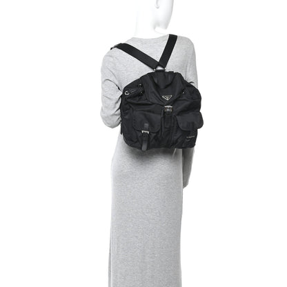 Prada Re-Nylon Saffiano Medium Backpack Black 2 of 14