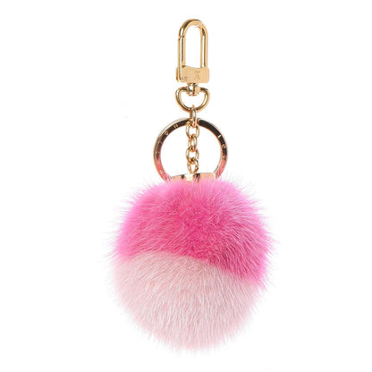 Louis Vuitton Mink Fluo Bubble Bag Charm Key Holder Pink 1 of 4