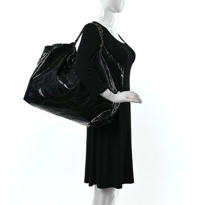 Chanel Vinyl XL Coco Cabas Black 2 of 11