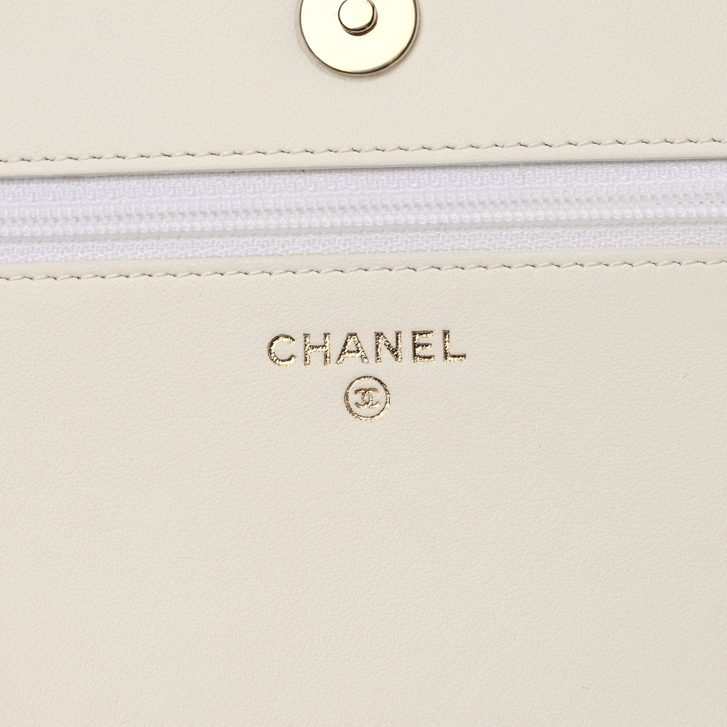 Chanel Caviar Quilted Boy Wallet On Chain WOC White 6 of 13