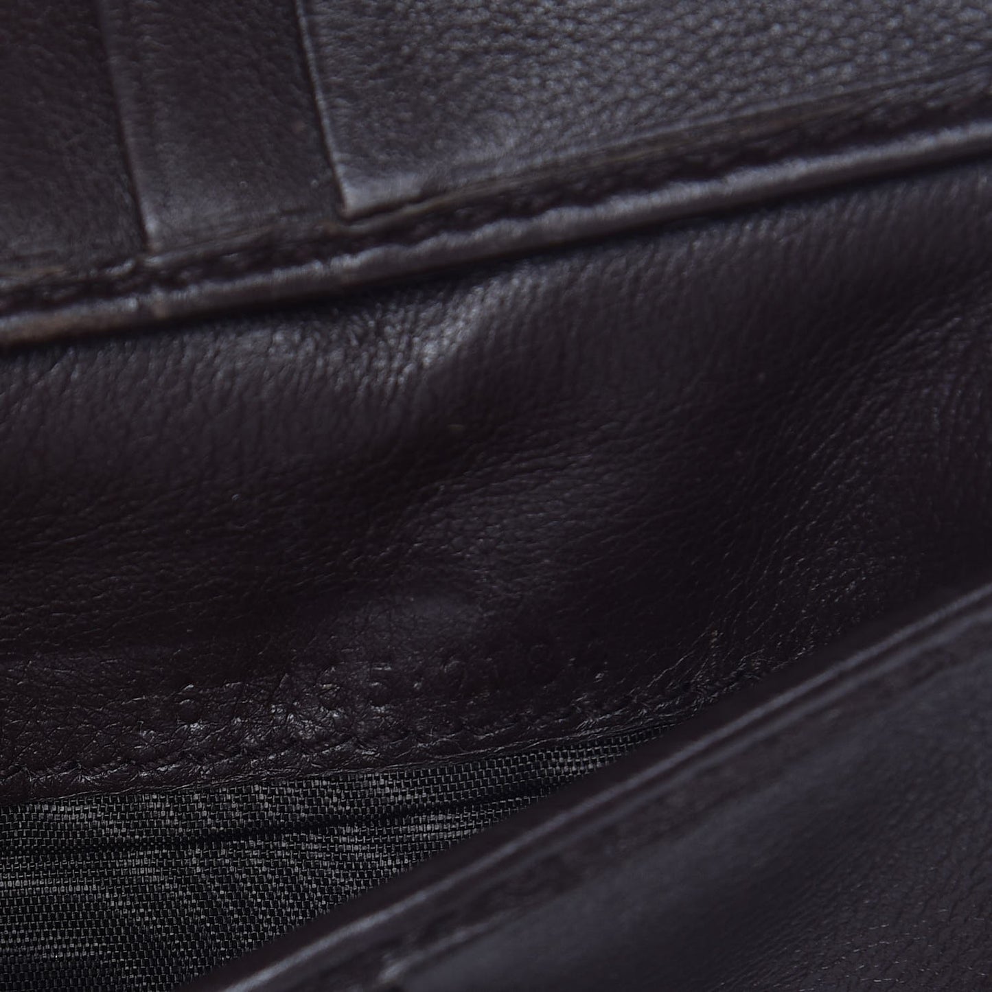 Guccissima Princy French Flap Wallet Chocolate Brown