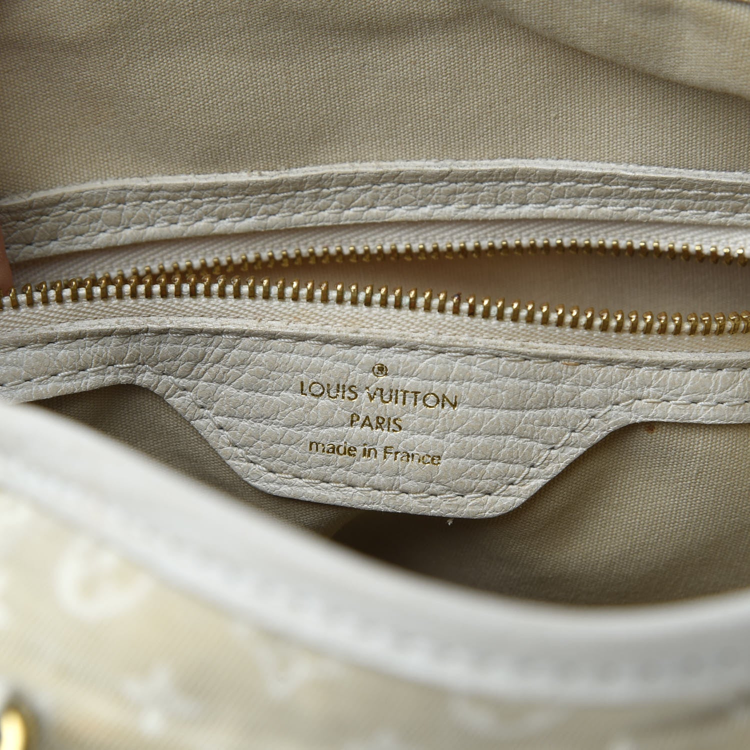Louis Vuitton Mini Lin Monogram Bucket Bag Dune 8 of 9