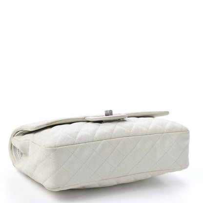 Chanel Caviar Quilted 2.55 Reissue 225 Bijoux Chain Flap White 3 of 10