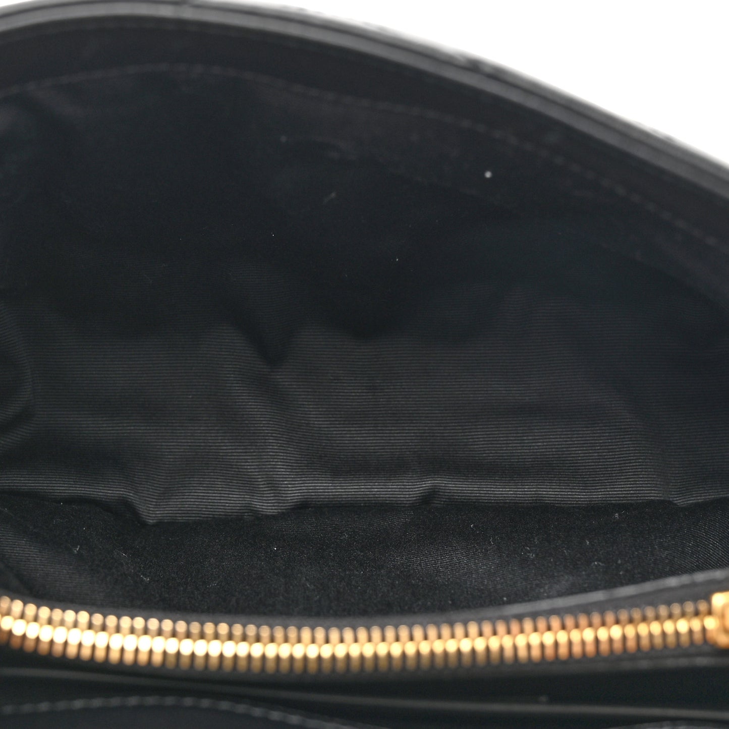 Calfskin Y Quilted Monogram Small Loulou Chain Satchel Black