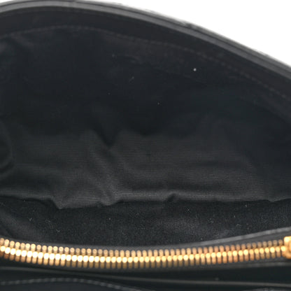 Saint Laurent Calfskin Y Quilted Monogram Small Loulou Chain Satchel Black 5 of 12