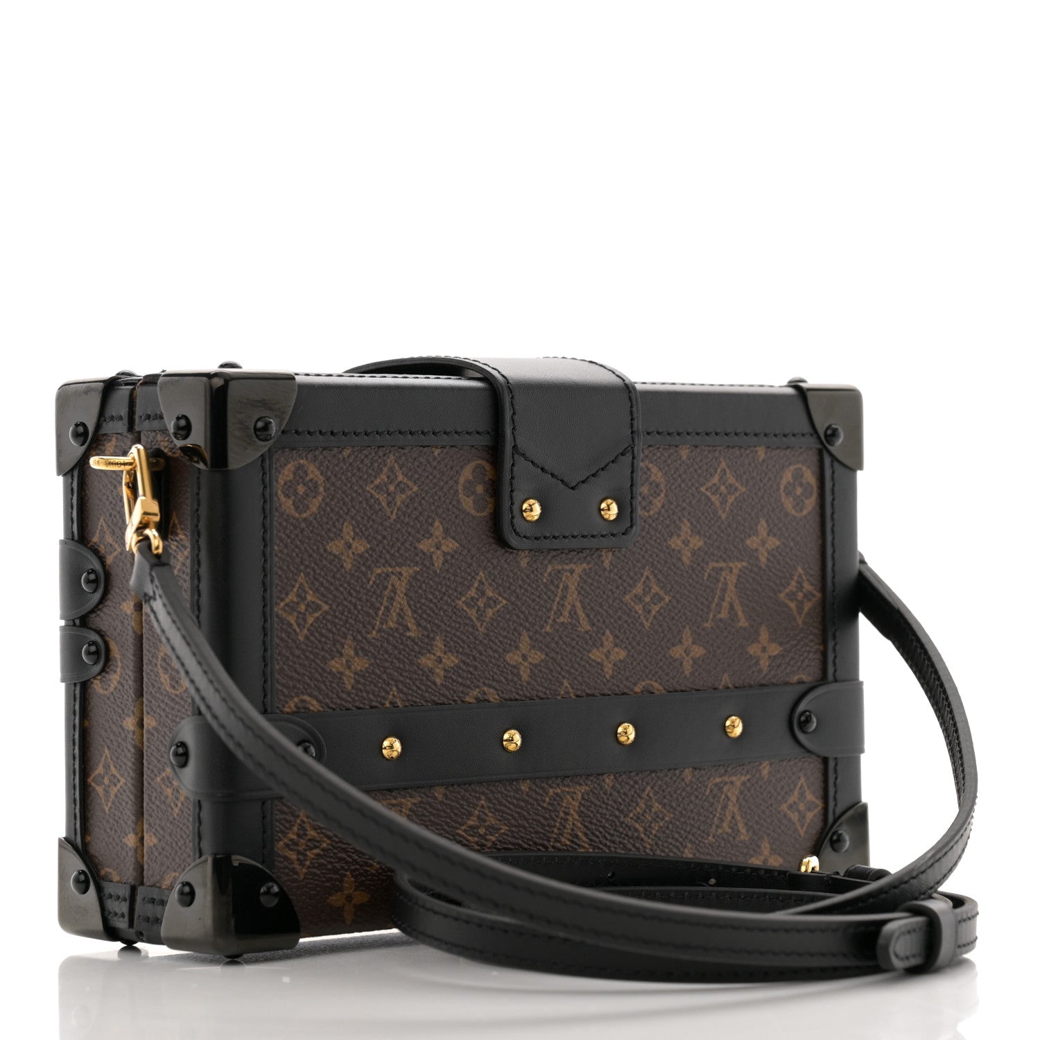 Louis Vuitton Monogram Petite Malle Black 2 of 11