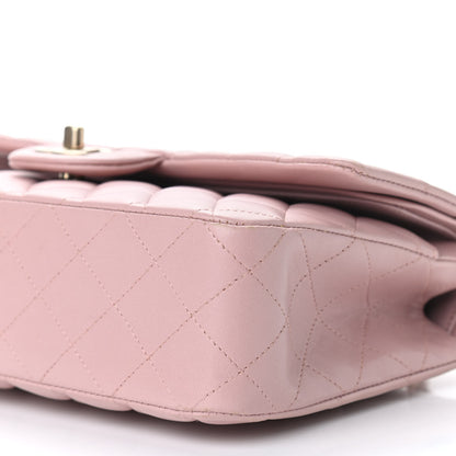 Chanel Lambskin Quilted Medium Double Flap Light Pink 9 of 11