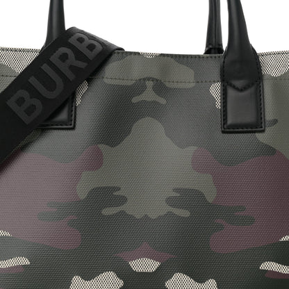 Burberry Canvas Denny Camouflage Tote Multicolor 7 of 11